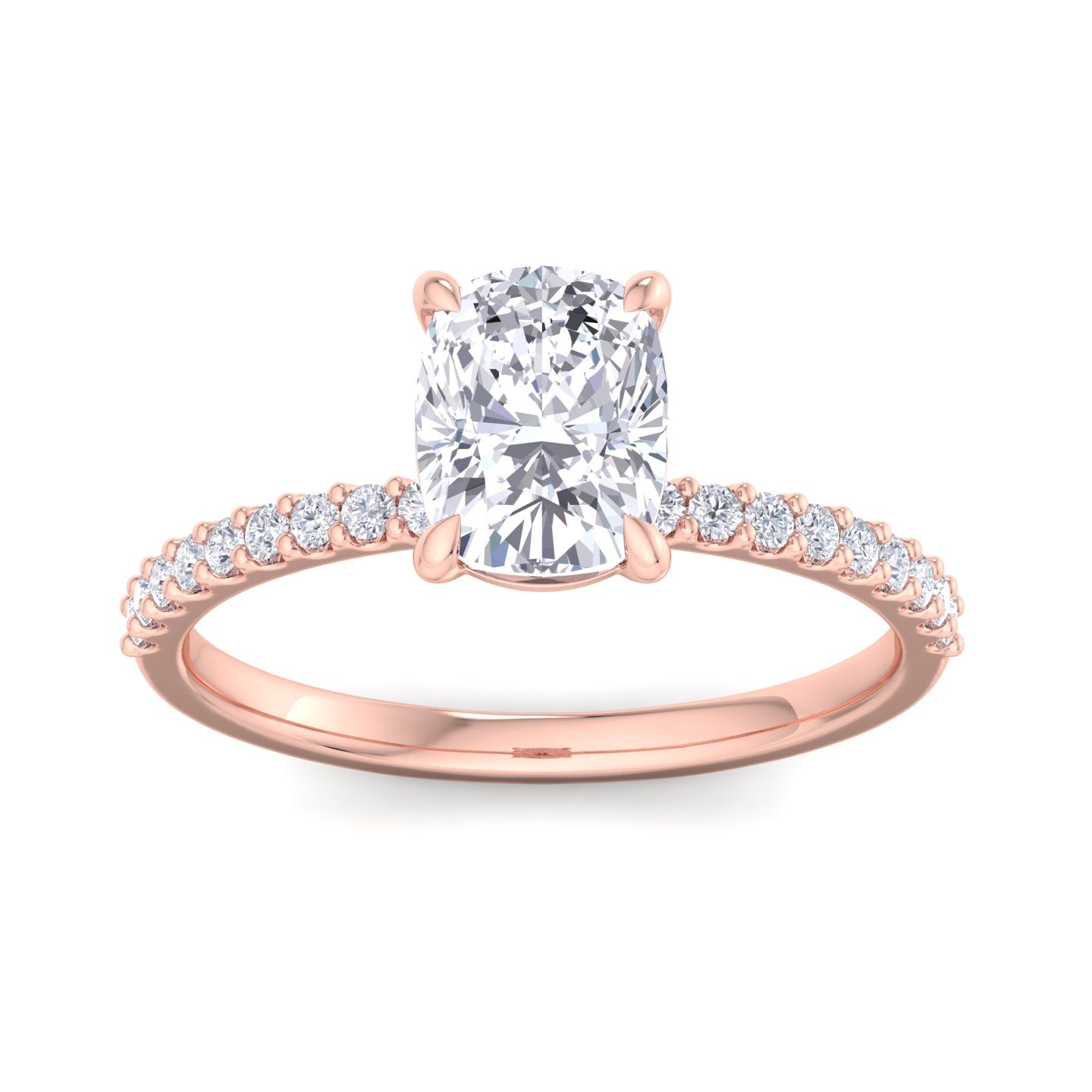 paradise cushion diamond ring
