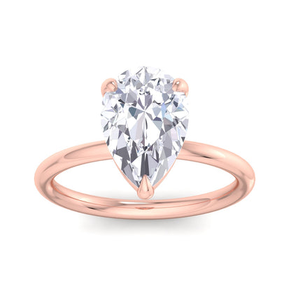 Bague Liberty en diamant poire de 3 carats