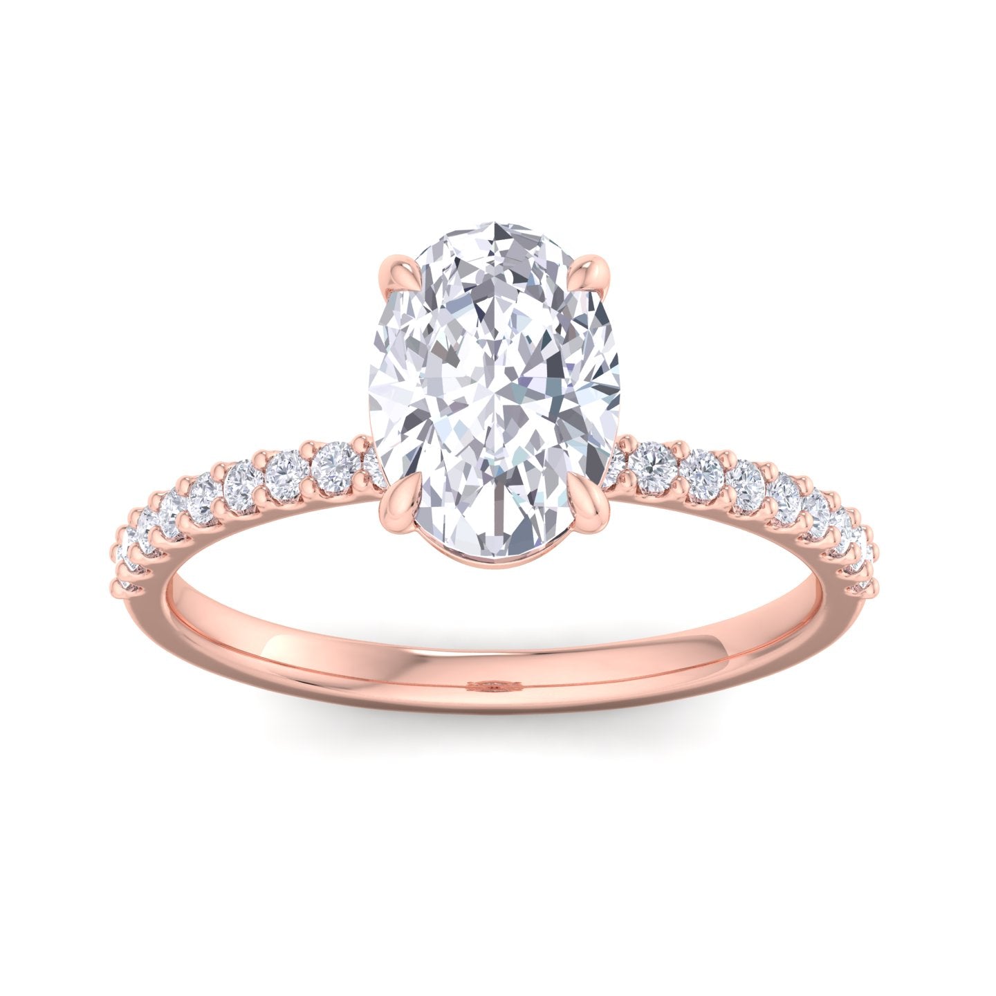 paradise oval diamond ring