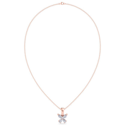 Butterfly Bloom Diamond Pendant (Chain Sold Separately)