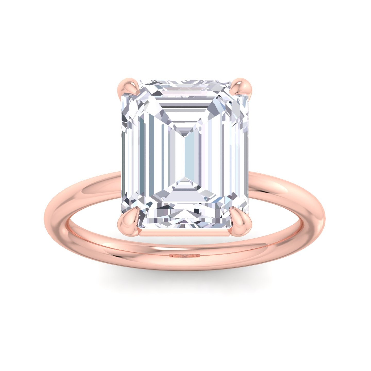 bague liberty avec diamant émeraude 4 carats