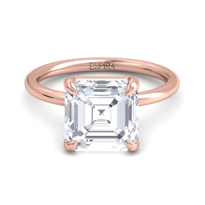 Liberty 5 Carat Asscher Diamond Ring