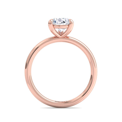 Bague Liberty en diamant poire de 2 carats