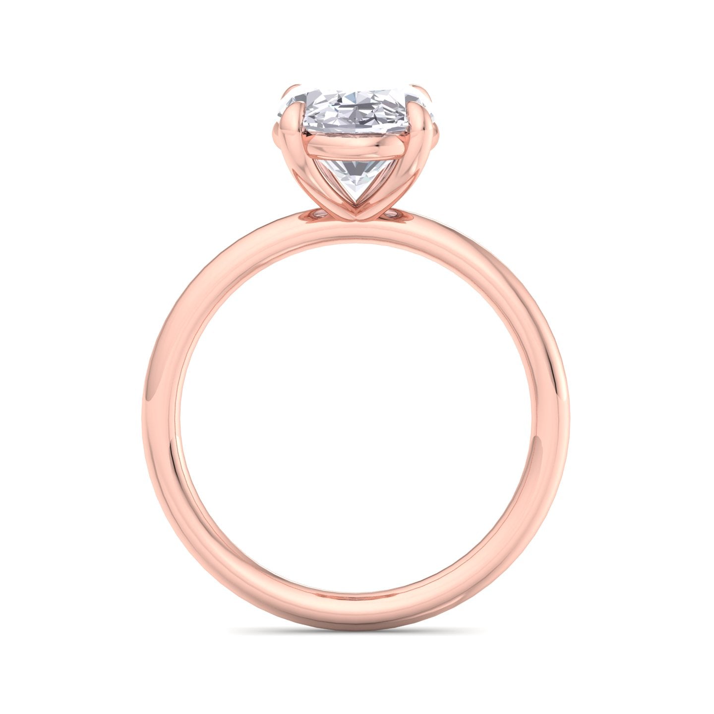 bague liberty avec diamant ovale de 3 carats