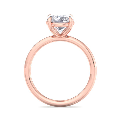 Bague Liberty avec diamant ovale de 3 carats