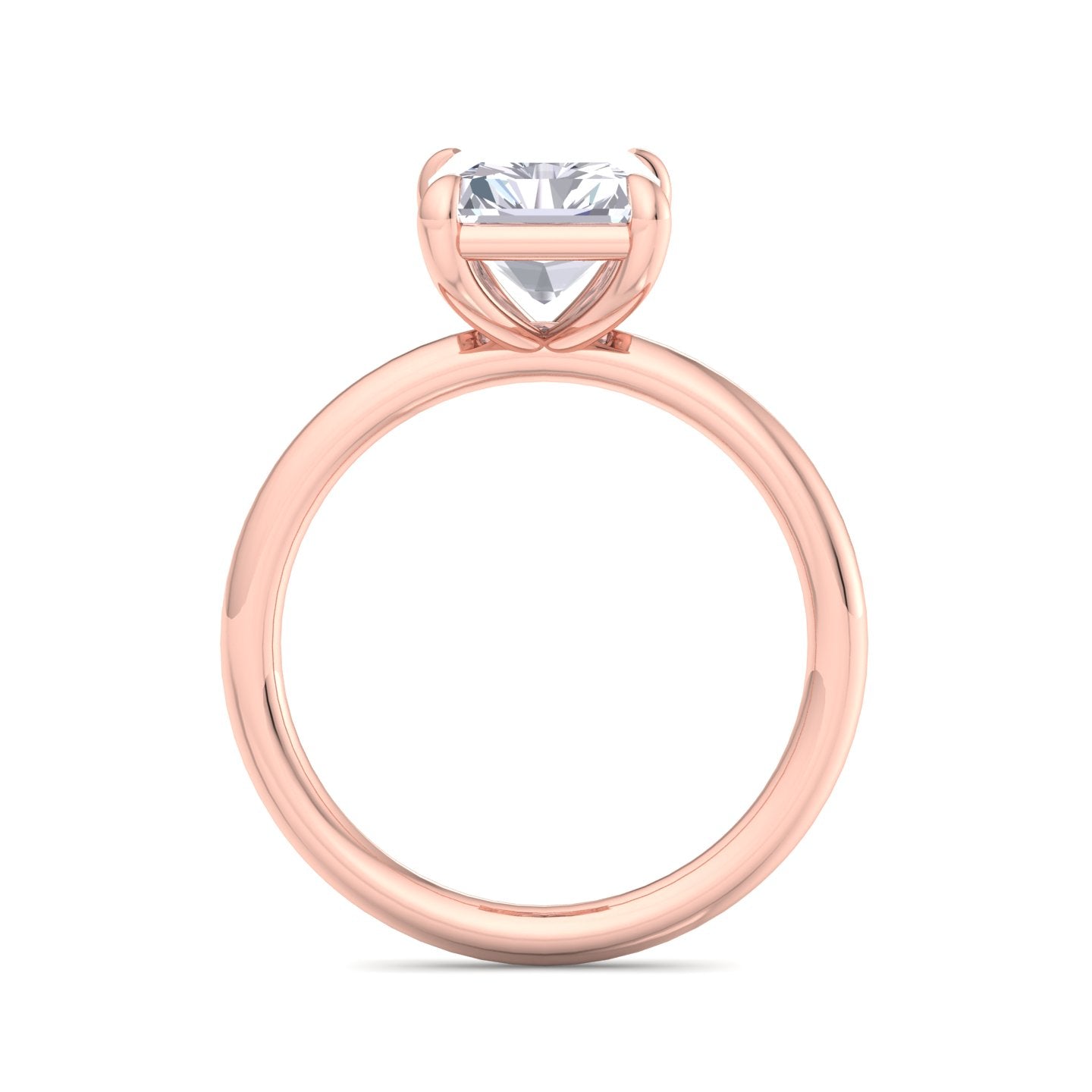 bague liberty avec diamant radiant de 3 carats