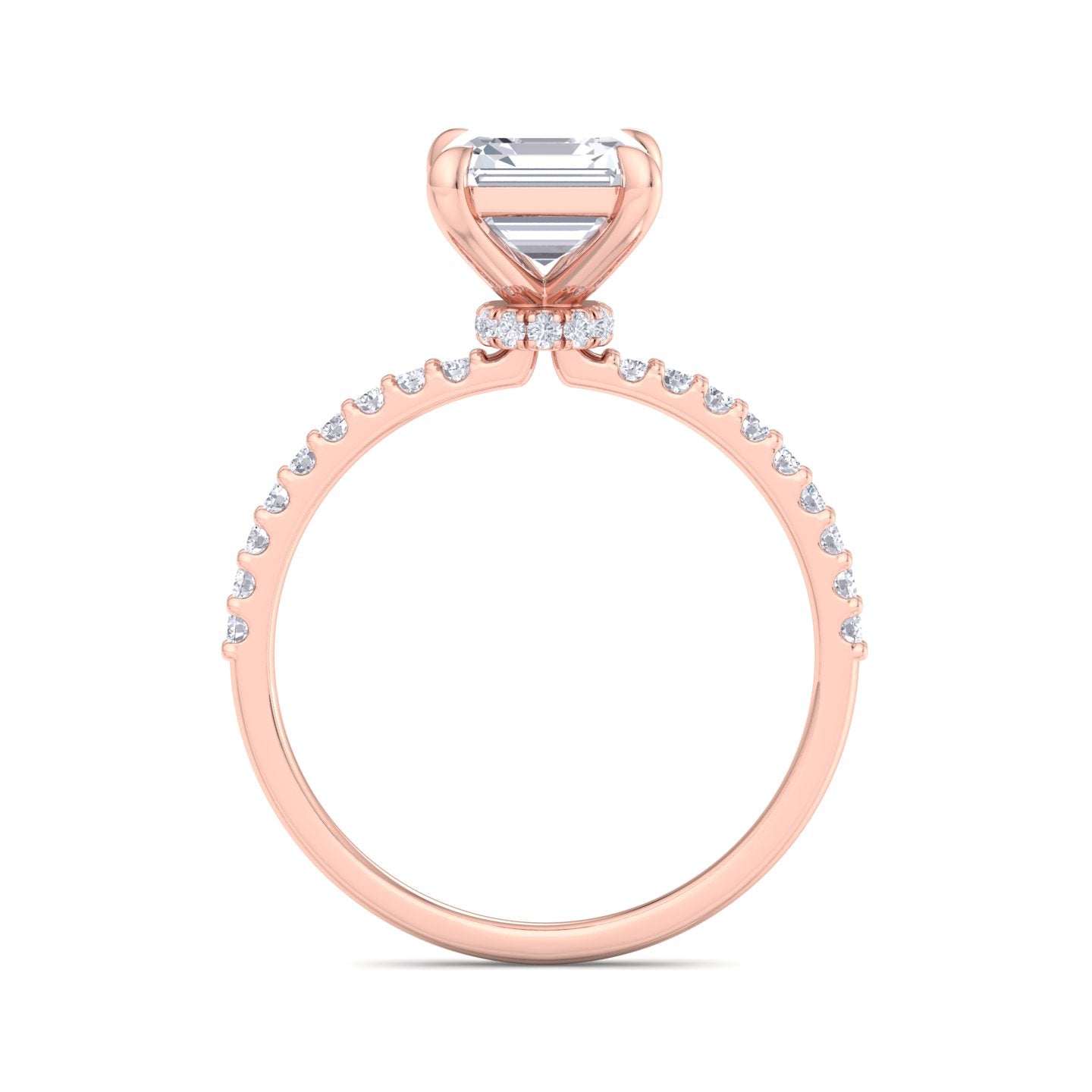 paradise asscher diamond ring