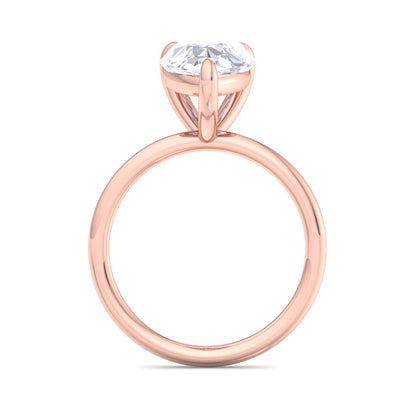 Bague Liberty en diamant poire 4 carats