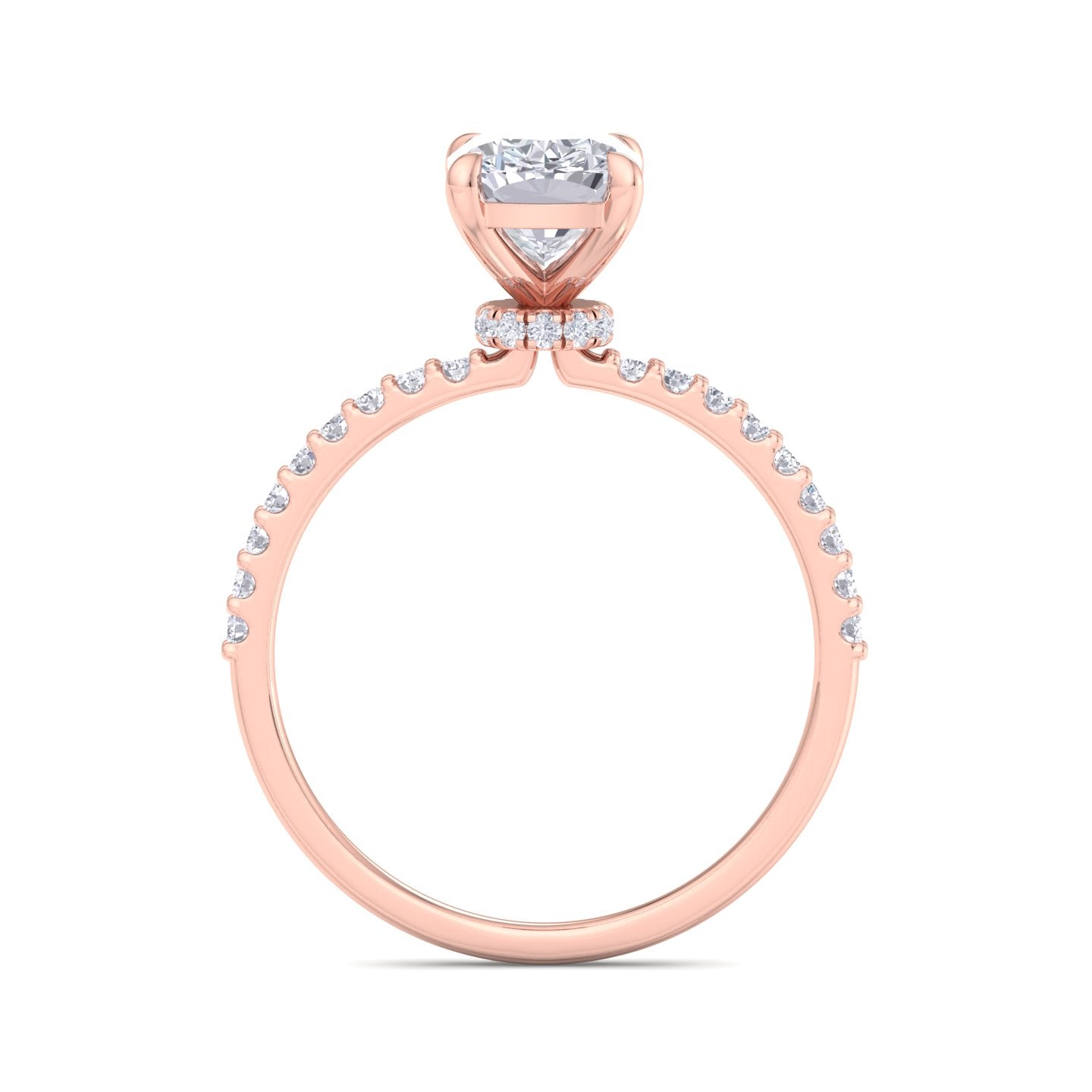 paradise cushion diamond ring
