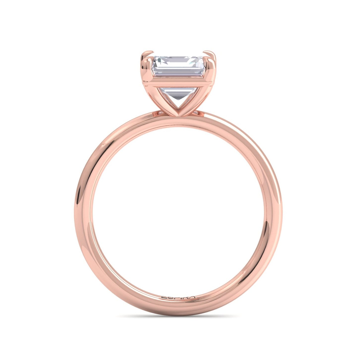 bague liberty avec diamant asscher de 2 carats