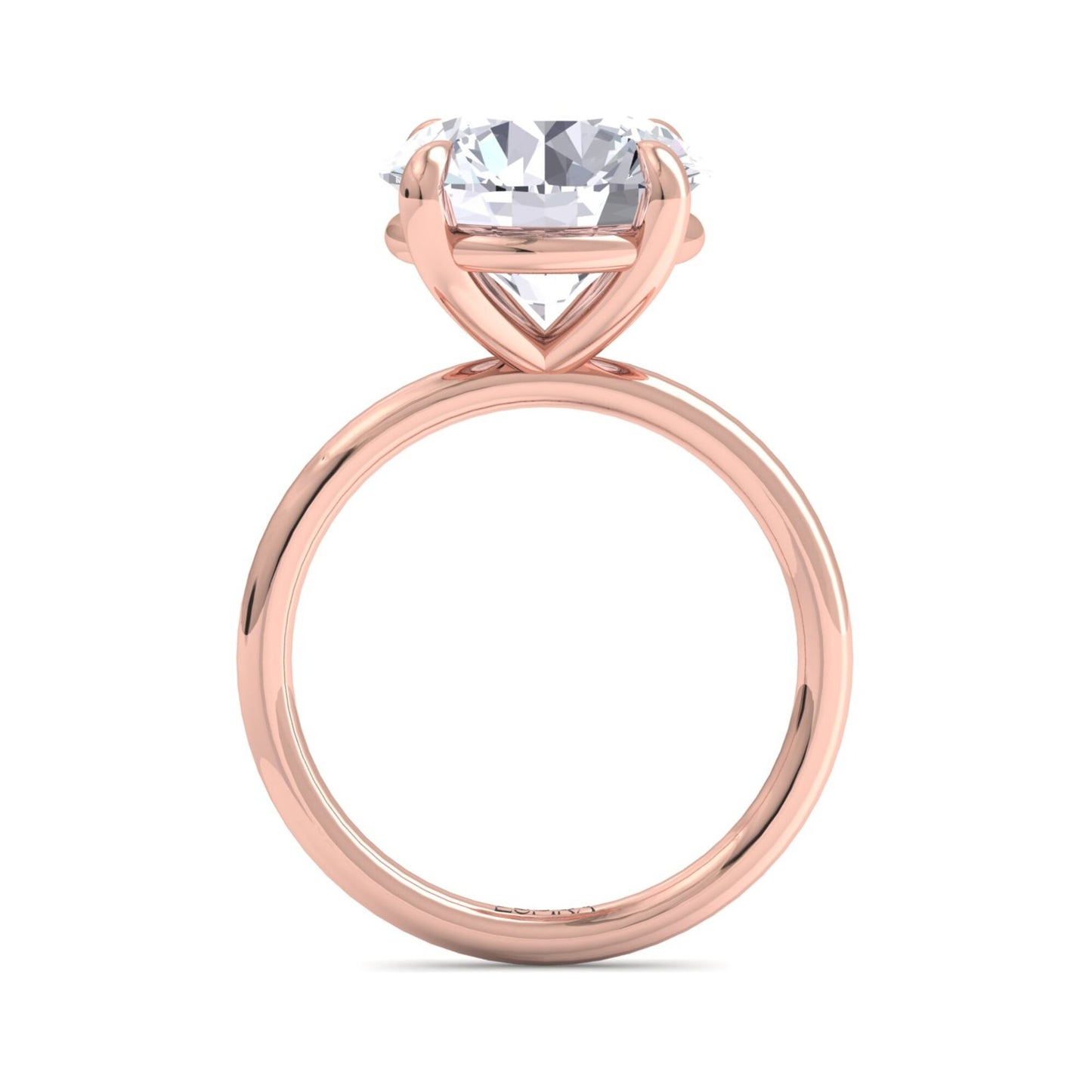 bague liberty en diamant rond de 4 carats