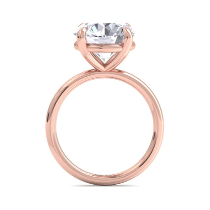 Bague Liberty en diamant rond de 4 carats