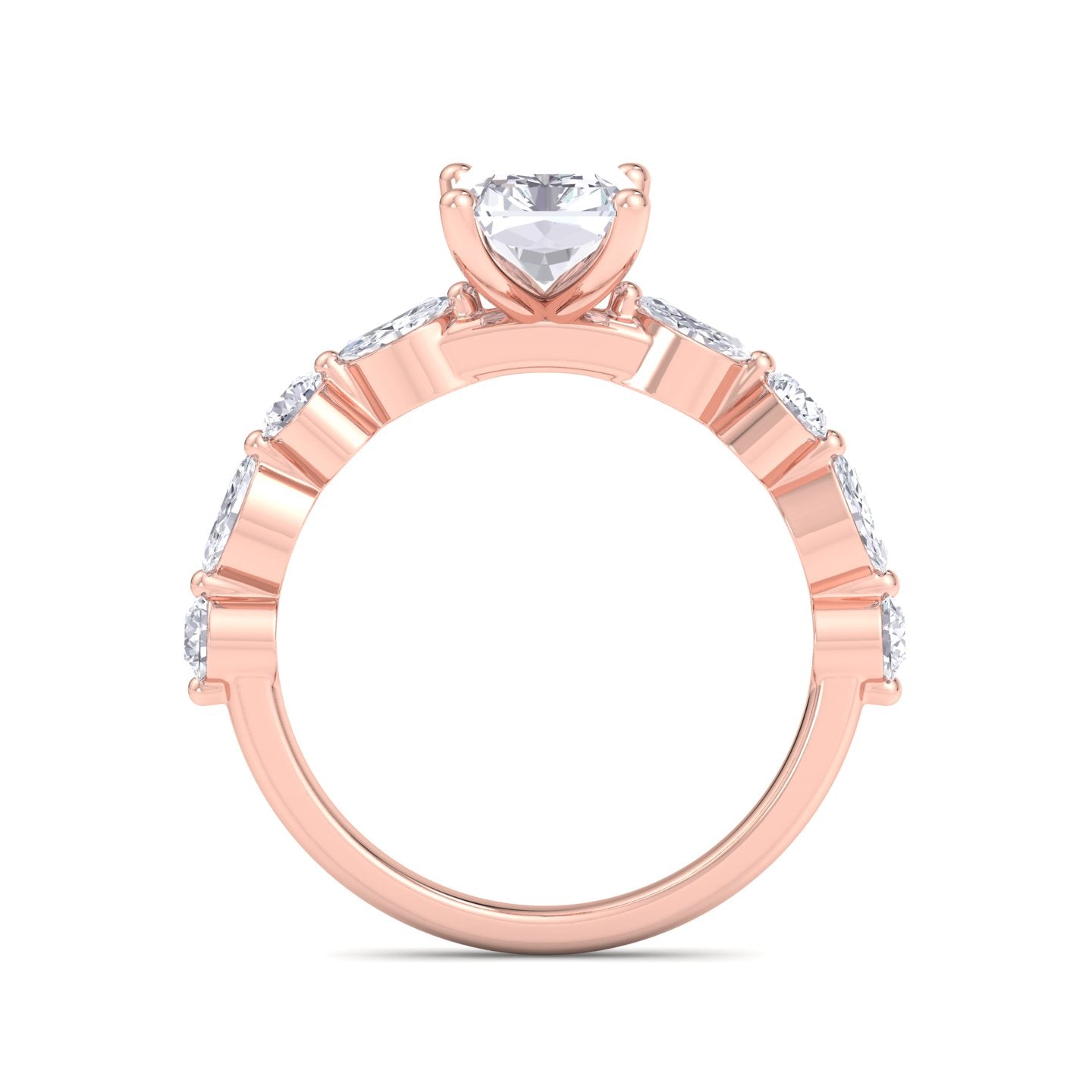 florence radiant diamond ring