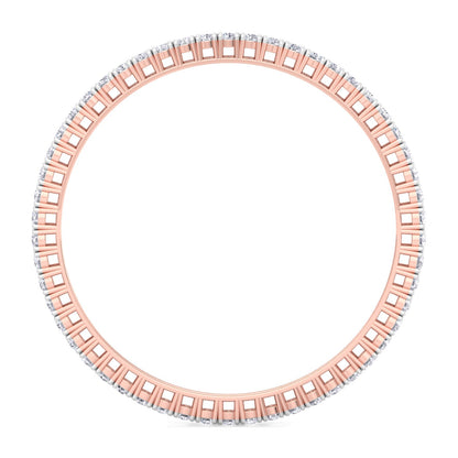 20 Pointer Round Cut Lab Grown Diamond Bangle