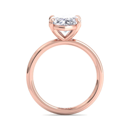 Bague Liberty en diamant marquise de 4 carats