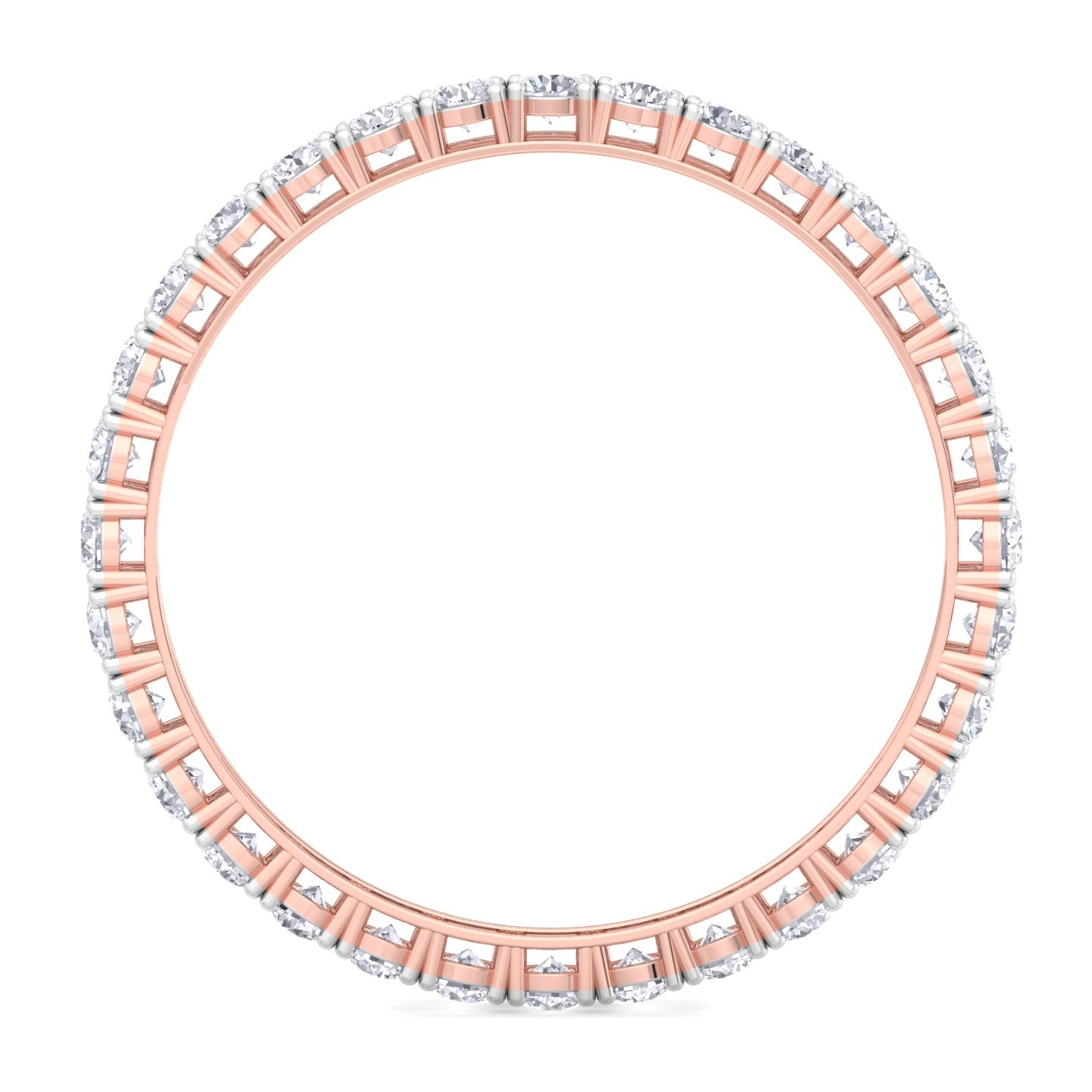 1 carat round cut lab grown diamond bangle