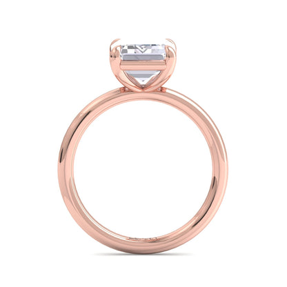 Bague Liberty avec diamant émeraude 3 carats