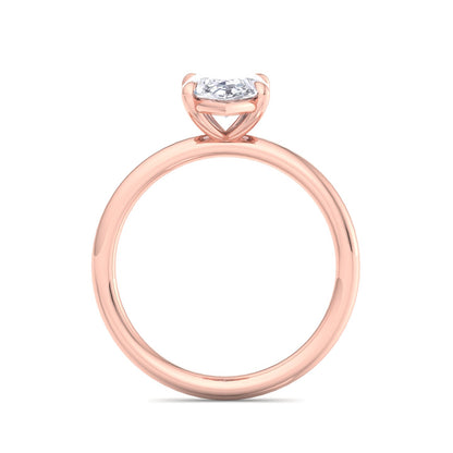 Bague Liberty avec diamant marquise de 2 carats