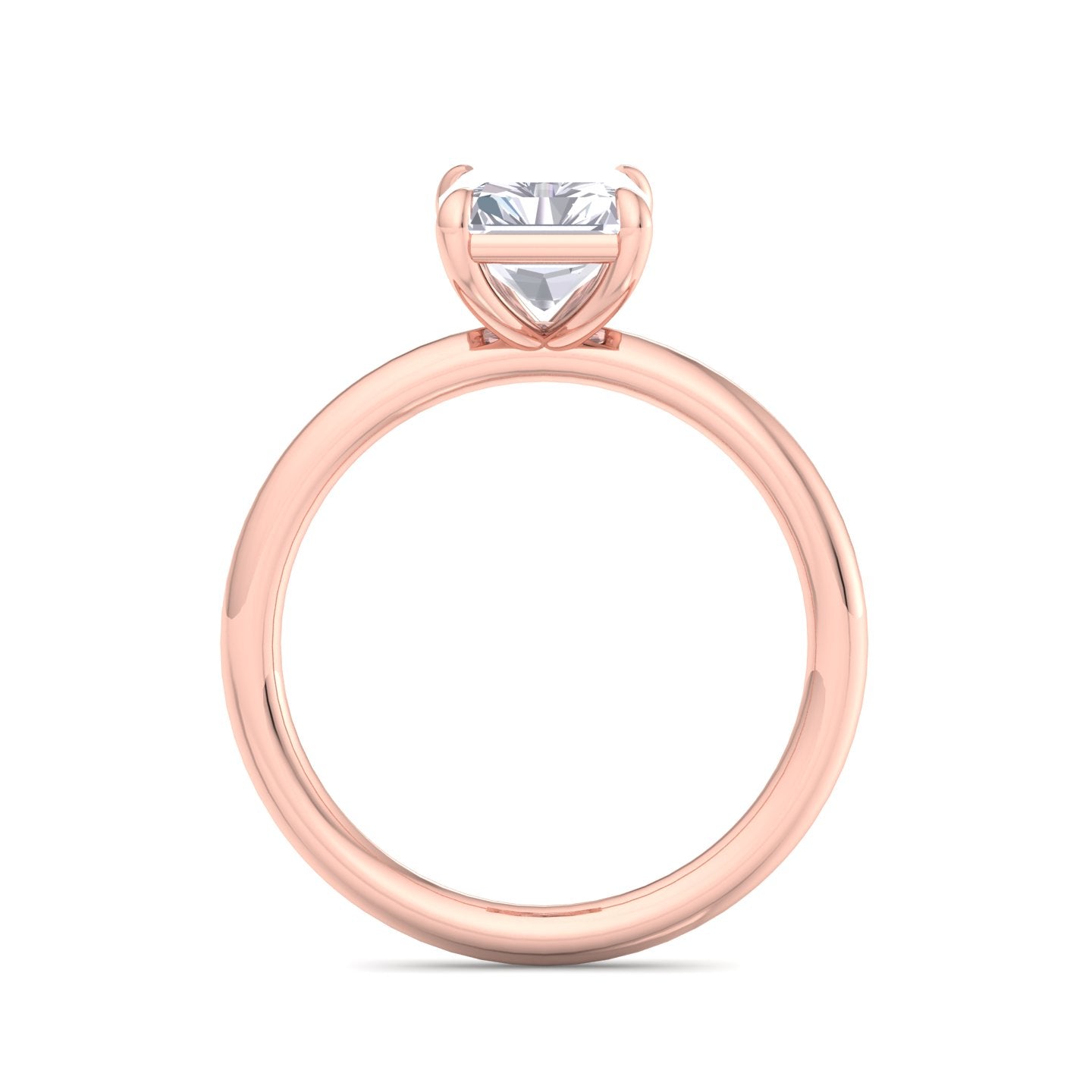 bague liberty avec diamant radiant de 2 carats