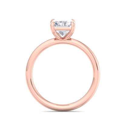 Bague Liberty avec diamant radiant de 2 carats