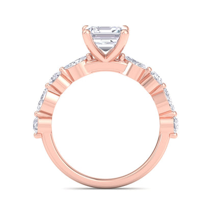 Florence Asscher Diamond Ring