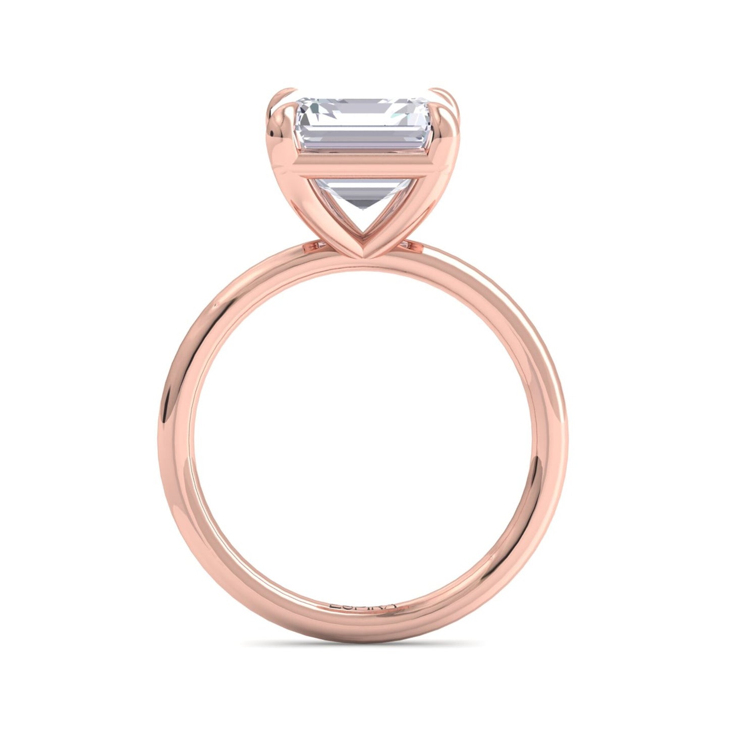 bague liberty avec diamant asscher 4 carats