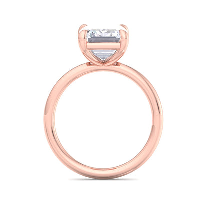 Bague Liberty avec diamant émeraude 4 carats