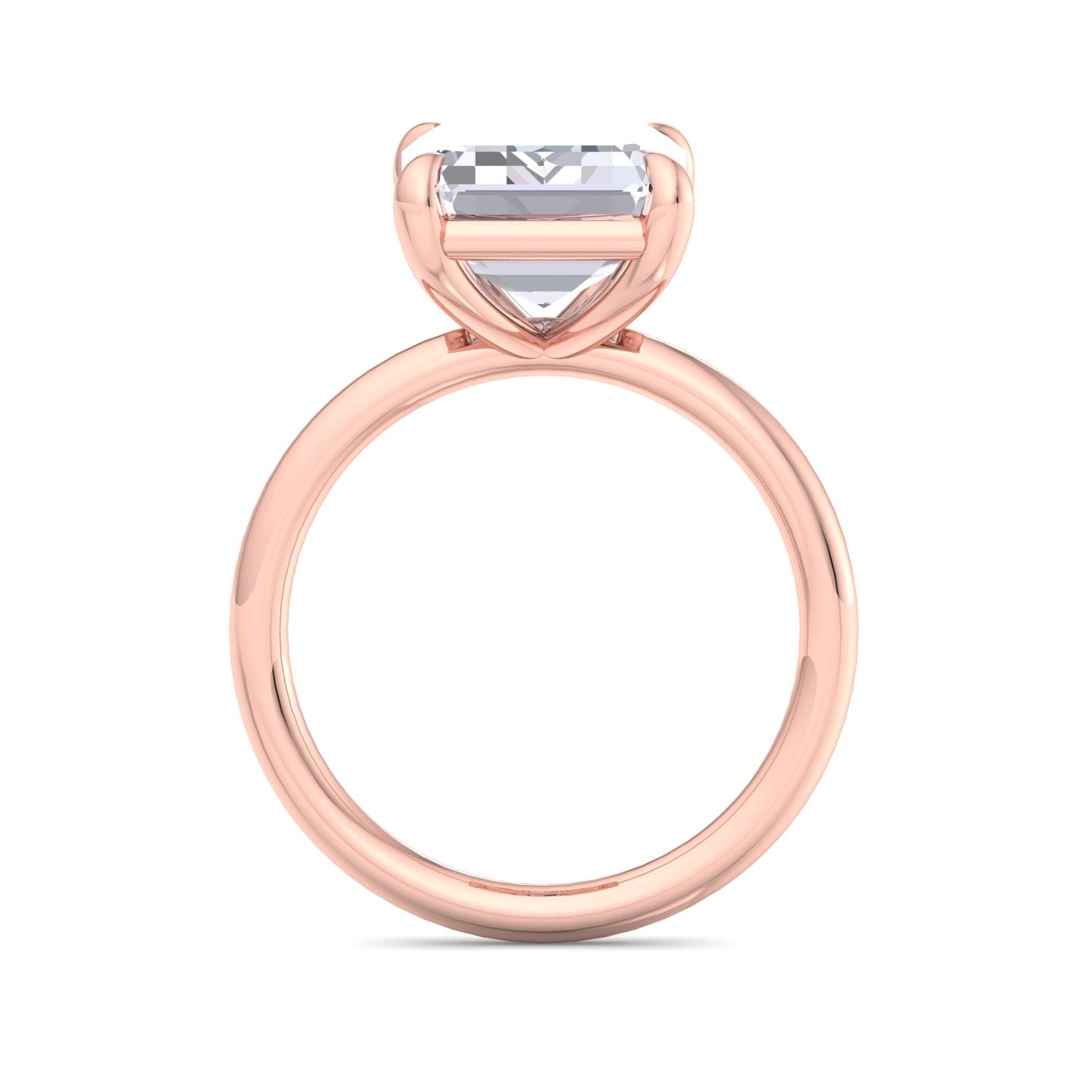 bague liberty avec diamant émeraude 4 carats