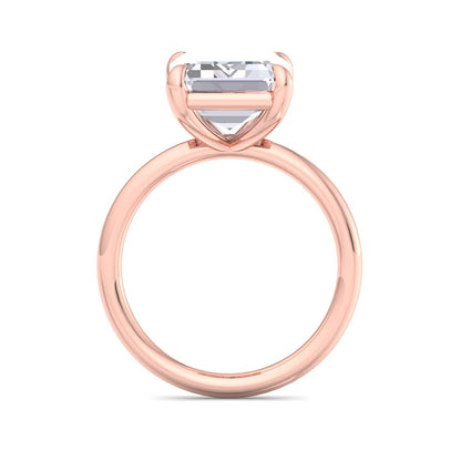 Bague Liberty avec diamant émeraude 4 carats