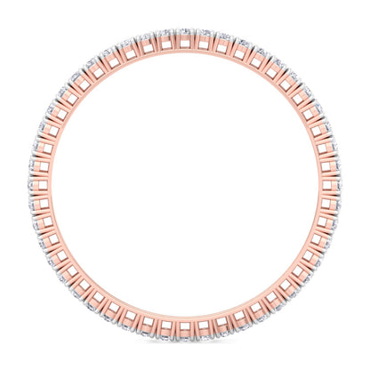 25 Pointer Round Cut Lab Grown Diamond Bangle