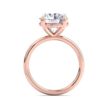 Bague Liberty en diamant rond de 4 carats