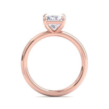 Bague Liberty avec diamant radiant de 2 carats