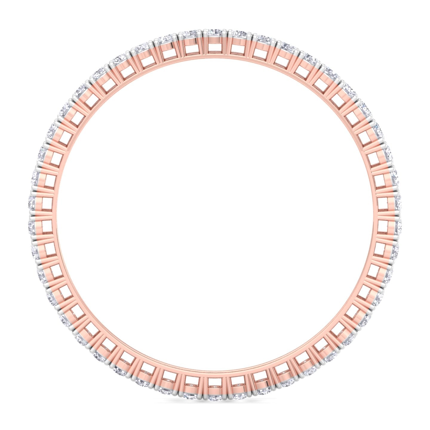 30 pointer round cut lab grown diamond bangle