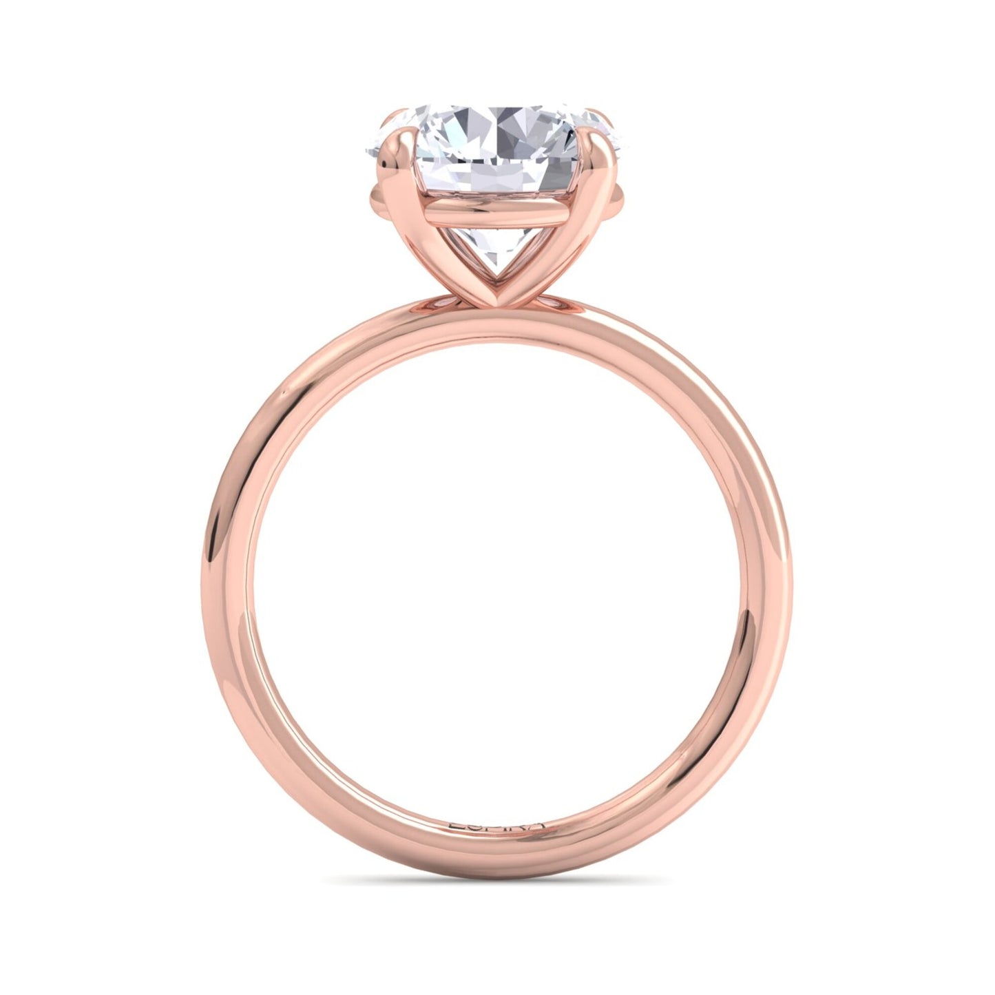 bague liberty en diamant rond de 3 carats