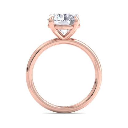 Bague Liberty en diamant rond de 3 carats