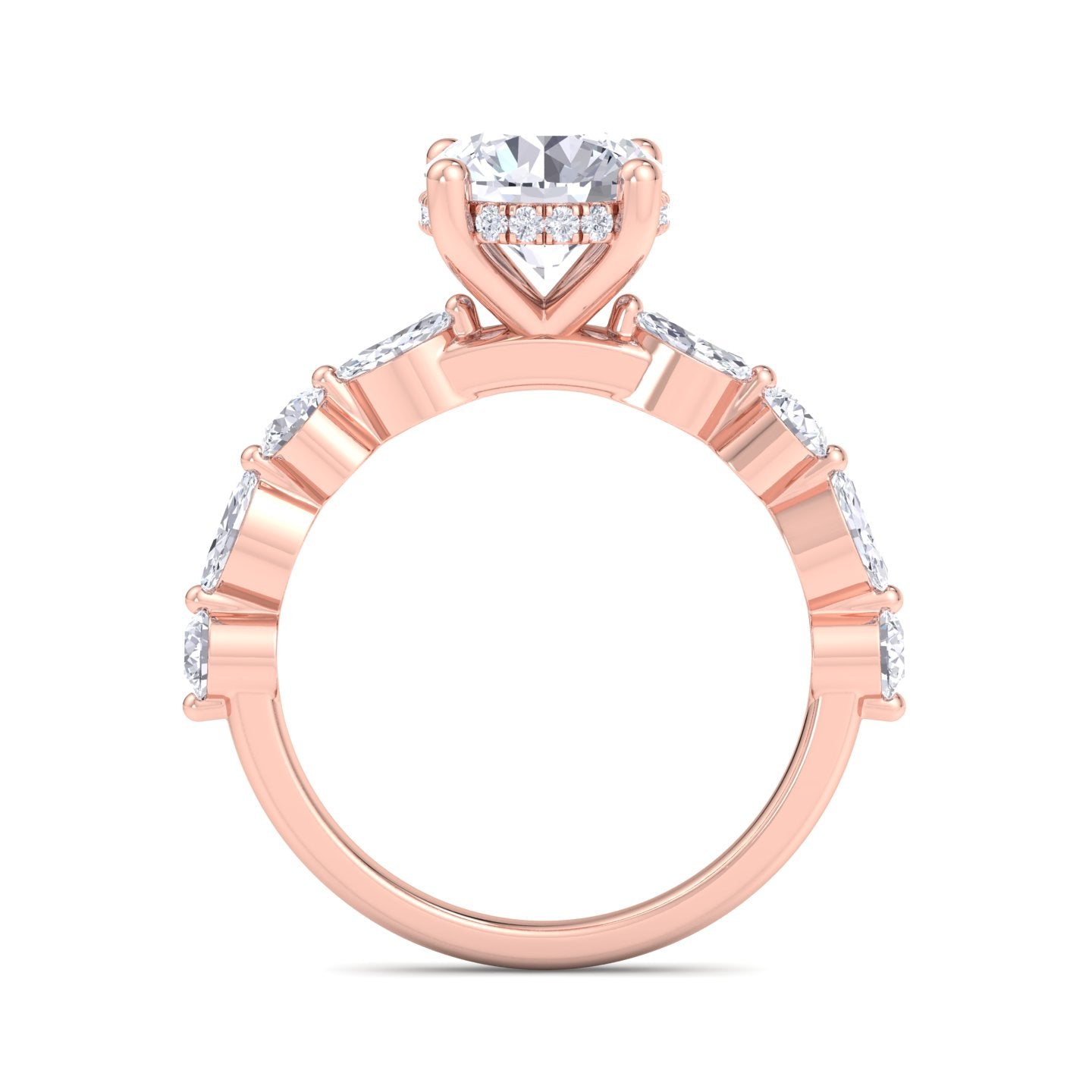 florence plus round diamond ring