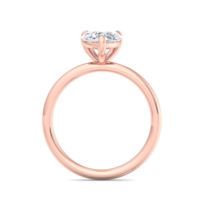 Bague Liberty en diamant poire de 2 carats