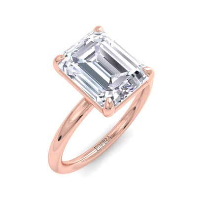 Bague Liberty avec diamant émeraude 3 carats