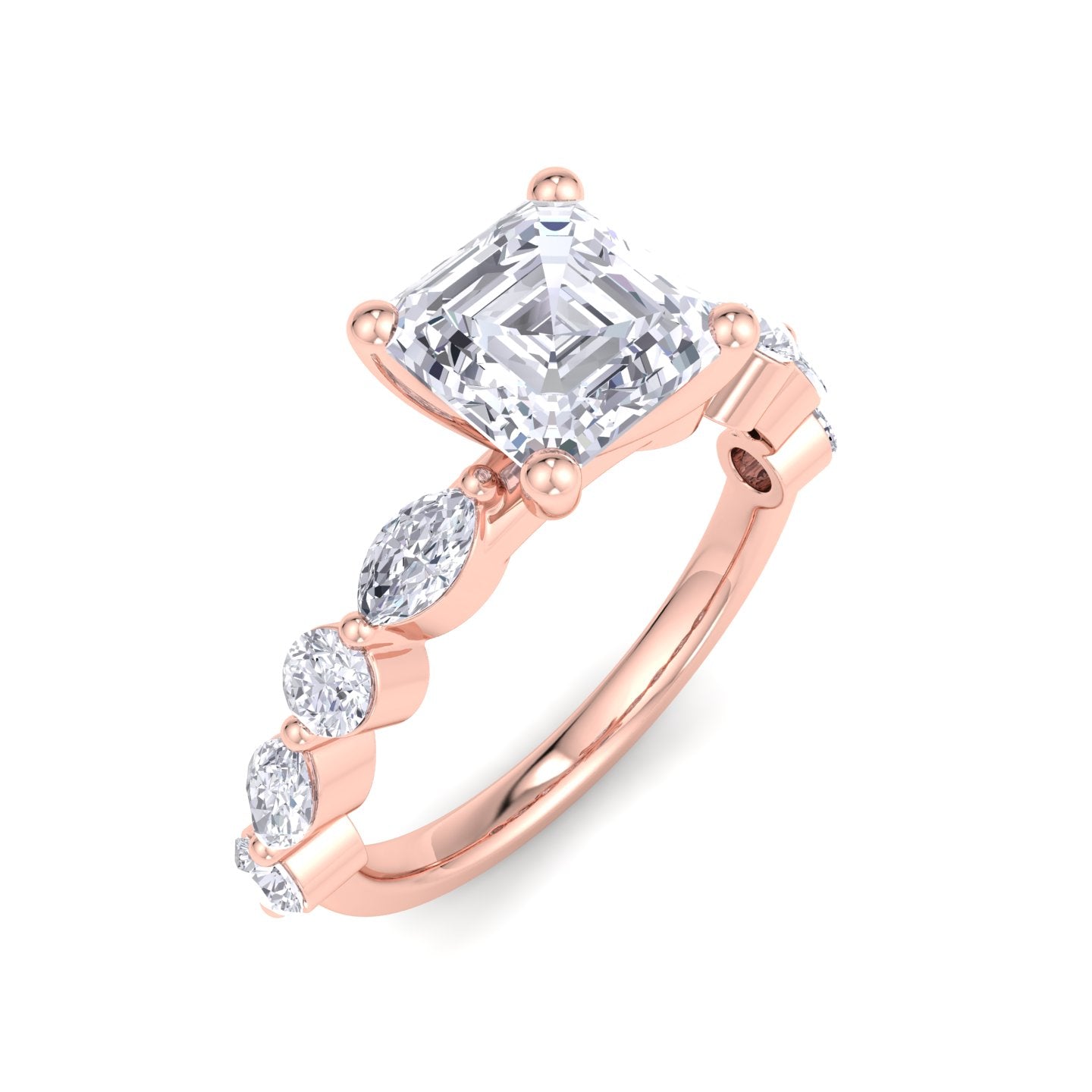 florence asscher diamond ring