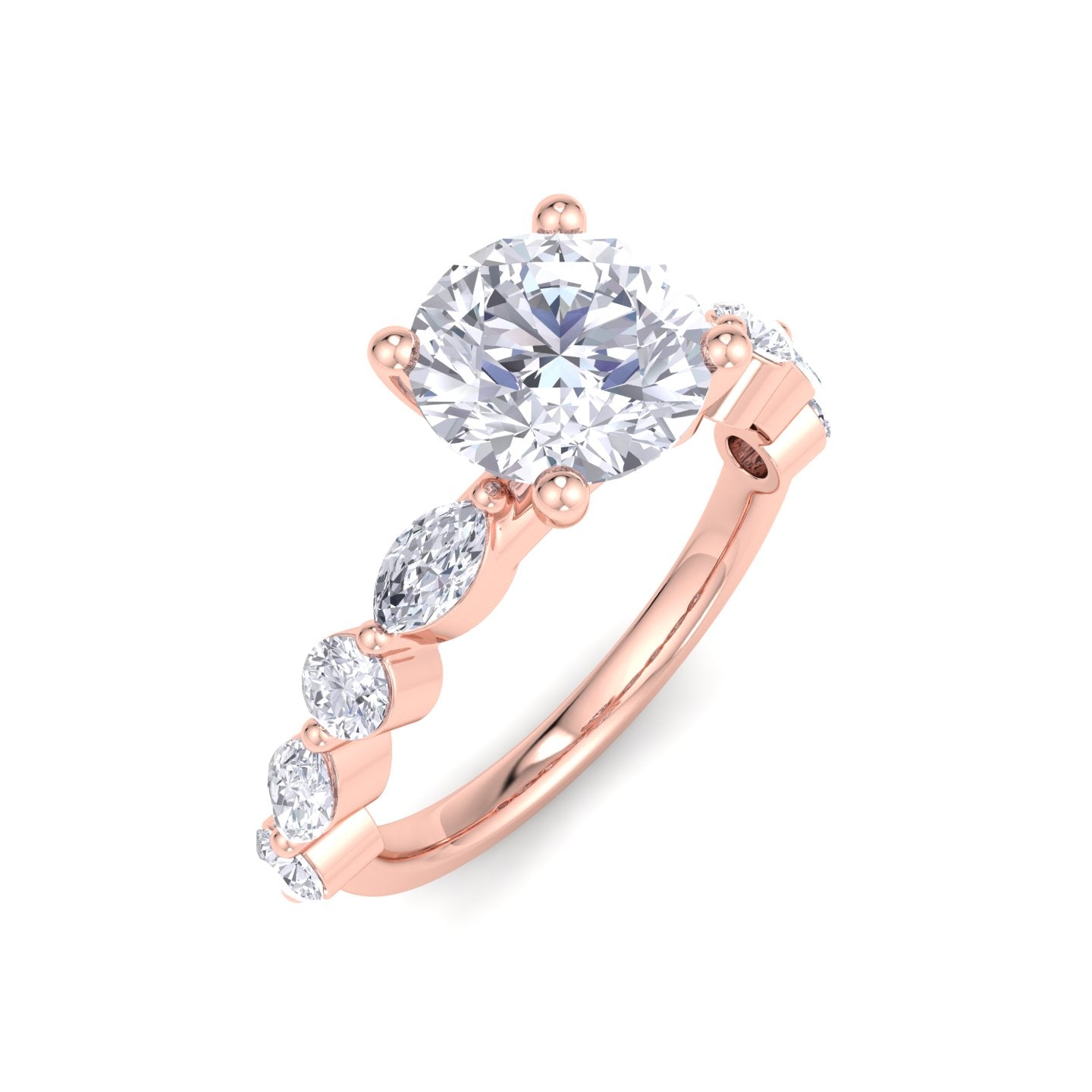florence round diamond ring