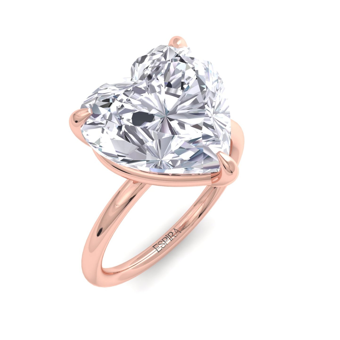 bague liberty en diamant cœur 4 carats