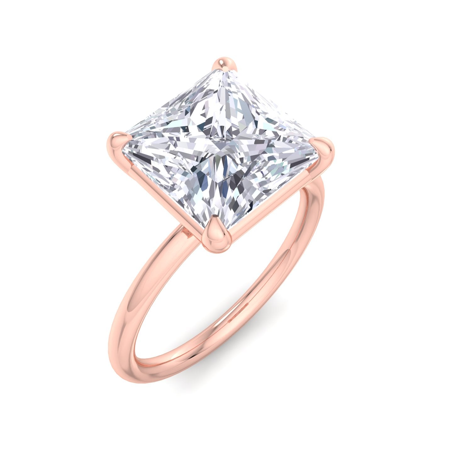 bague liberty en diamant princesse 4 carats