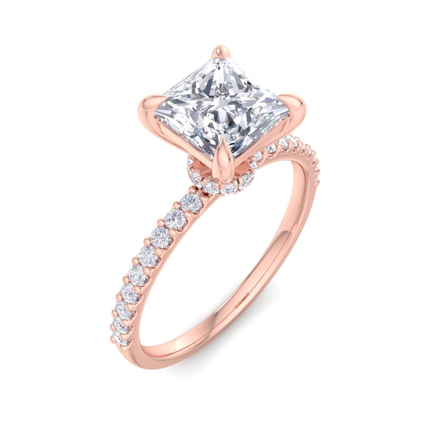 paradise princess diamond ring
