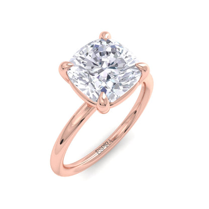 Bague Liberty avec diamant coussin de 3 carats