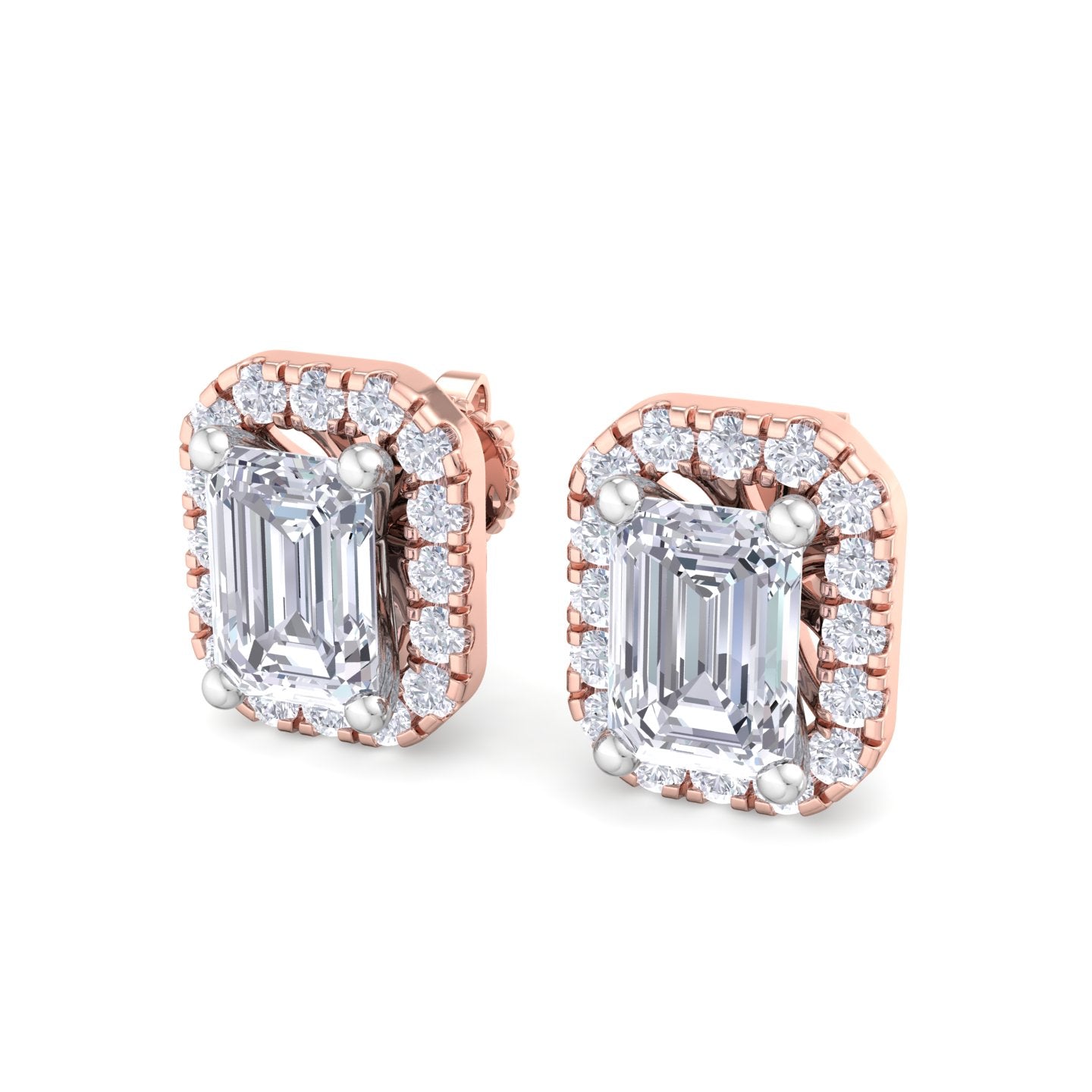 detachable emerald solitaire earrings
