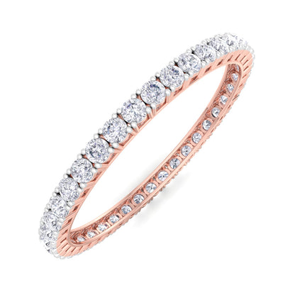 50 Pointer Round Cut Lab Grown Diamond Bangle