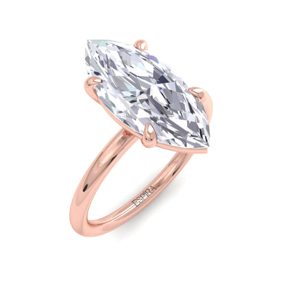 Bague Liberty en diamant marquise de 3 carats