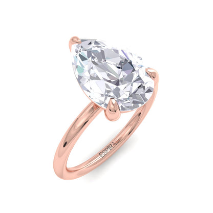 Bague Liberty en diamant poire de 3 carats