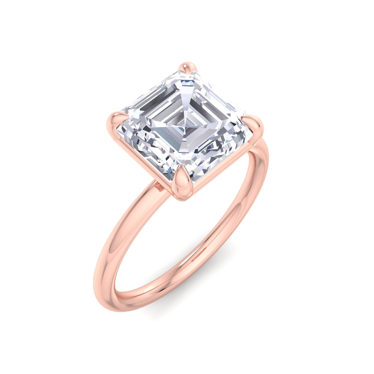 bague liberty avec diamant asscher 3 carats