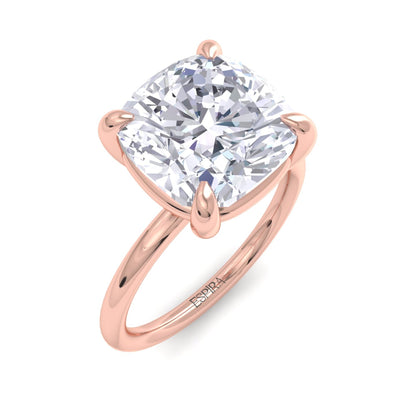 Bague Liberty en diamant coussin 4 carats